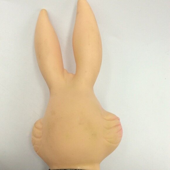 Vintage 60s Warner Bros Rubber Bugs Bunny Puppets Plastic Seven Arts Lot 2 - Picture 5 of 10